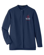 Load image into Gallery viewer, Women's Mandarin Collar Stretch Performance Shirt (TK-12 Logo)