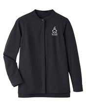 Load image into Gallery viewer, Women's Mandarin Collar Stretch Performance Shirt (TK-12 Logo)