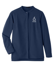 Load image into Gallery viewer, Women's Mandarin Collar Stretch Performance Shirt (TK-12 Logo)
