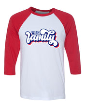 Load image into Gallery viewer, WISH Team Spirit &quot;One Team - One Dream&quot; RED Baseball Tee