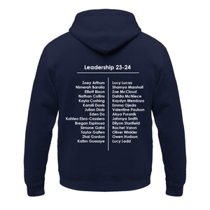 Middle School Leadership 2023-2024 Full-Zip Hoodie Sweatshirt