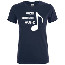Load image into Gallery viewer, Musical Notes ...'resound' your creativity' Ladies Tshirt