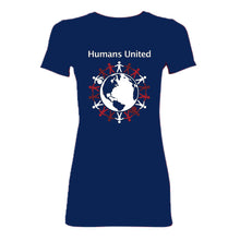 Load image into Gallery viewer, "Humans United" Fitted (Girls'/Women's) T-Shirt