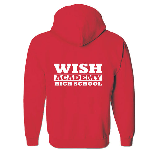 WISH Academy High School Full-Zip Hoodie Sweatshirt