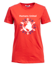 Load image into Gallery viewer, "Humans United" Fitted (Girls'/Women's) T-Shirt