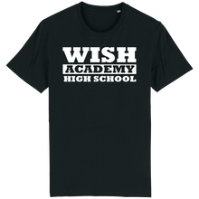 Load image into Gallery viewer, WISH Academy Large Block Letter Crew Neck 100% Cotton T-Shirt