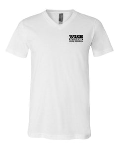 WISH Academy High School 100% Cotton V-Neck T-Shirt
