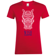 Load image into Gallery viewer, Sketched Big Owl Fitted (Girls' & Women's) T-Shirt