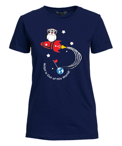 "WISH is Out of this World" Fitted (Girls'/Women's) T-Shirt