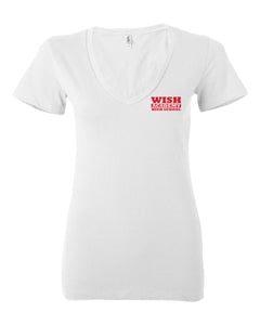 WISH Academy High School Relaxed V-Neck T-shirt