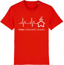 Load image into Gallery viewer, Pulse of WISH T-Shirt (Red &amp; Navy Blue)