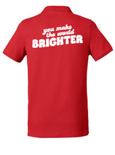 Load image into Gallery viewer, Shine On! You Make the World Brighter T-Shirt Polo