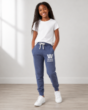 Load image into Gallery viewer, WISH Youth Fleece Capri Sweatpants [Navy Blue]