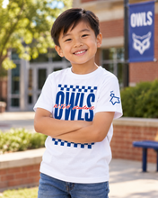 Load image into Gallery viewer, WISH Checkered Spirit Owl (WHITE)