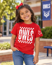 Load image into Gallery viewer, WISH Checkered Spirit Owl