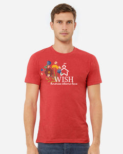 "Kindness Blooms Here" Soft Blend RED Tee
