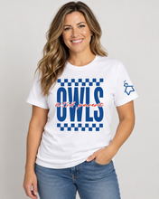 Load image into Gallery viewer, WISH Checkered Spirit Owl (WHITE)