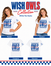 Load image into Gallery viewer, WISH Checkered Spirit Owl (WHITE)