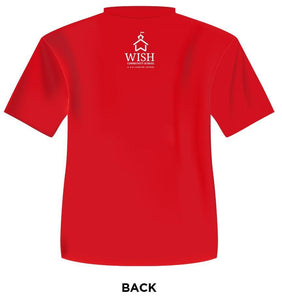 Pulse of WISH T-Shirt (Red & Navy Blue)