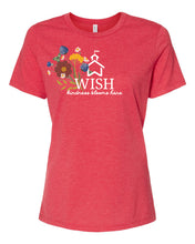 Load image into Gallery viewer, &quot;Kindness Blooms Here&quot; Women Soft Blend RED Tee