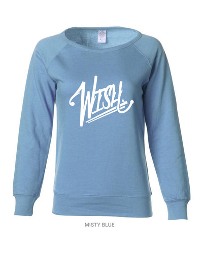 Unisex Rakugaki Misty Blue Sweatshirt