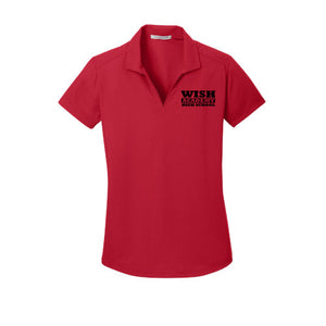 WISH Academy High School "Dry-Zone" Fitted Polo (Block Logo)