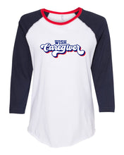 Load image into Gallery viewer, WISH Team Spirit &quot;One Team - One Dream&quot; Women&#39;s Baseball Tee