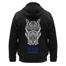 Load image into Gallery viewer, Sketched Big Owl Pullover Hoodie Sweatshirt