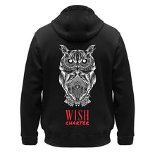 Load image into Gallery viewer, Sketched Big Owl Pullover Hoodie Sweatshirt