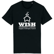 Load image into Gallery viewer, Engaged, Challenged, Inspired WISH Community School T-Shirt