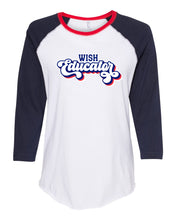 Load image into Gallery viewer, WISH Team Spirit &quot;One Team - One Dream&quot; Women&#39;s Baseball Tee