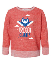 Load image into Gallery viewer, Fluttering Owl French Terry Crewneck Sweatshirt