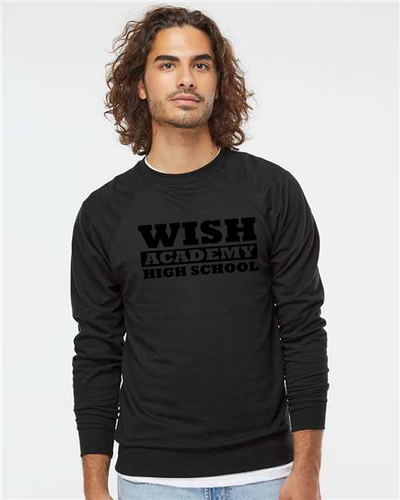 WAHS Slim Fit Crewneck Sweatshirt BLOCK LETTERING