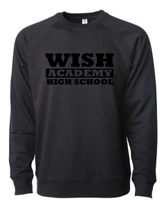 WAHS Slim Fit Crewneck Sweatshirt BLOCK LETTERING