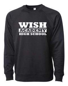 WAHS Slim Fit Crewneck Sweatshirt BLOCK LETTERING