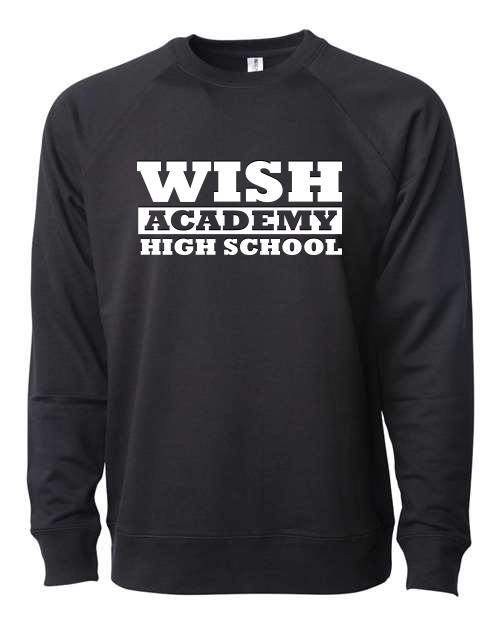 WAHS Slim Fit Crewneck Sweatshirt BLOCK LETTERING