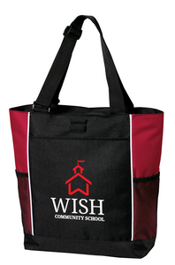 WISH Community Embroidered Tote Bag
