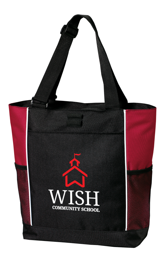 WISH Community Embroidered Tote Bag
