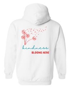 🌼 2025–2026 "Kindness Blooms Here" Zip-Up Hoodie