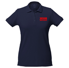 Load image into Gallery viewer, WISH Academy High School Women Polo (BLOCK LETTERING)