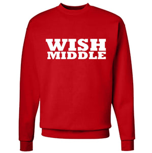 WISH Middle LARGE PRINT Crewneck Sweatshirt