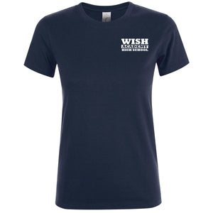 WISH Academy High School Crew Neck SOFT Fitted Crew Neck T-Shirt