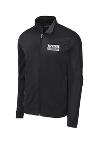 WISH Academy High School Men's Track Jacket Block Lettering