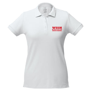 WISH Academy High School Fitted Polo (BLOCK LETTERING)