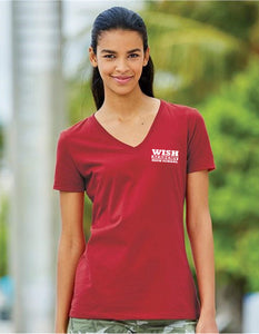 WISH Academy High School Relaxed V-Neck T-shirt