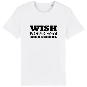 WISH Academy Large Block Letter Crew Neck SOFT BLEND T-Shirt