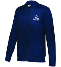 Load image into Gallery viewer, WISH MIDDLE School Full Zip Warm Up Jacket w/out white stripe