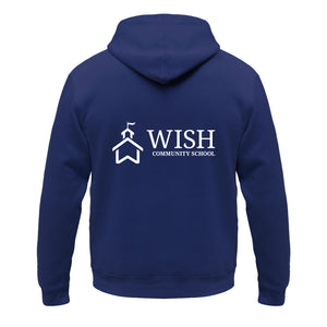 WISH Community School Full-Zip Hoodie Sweatshirt