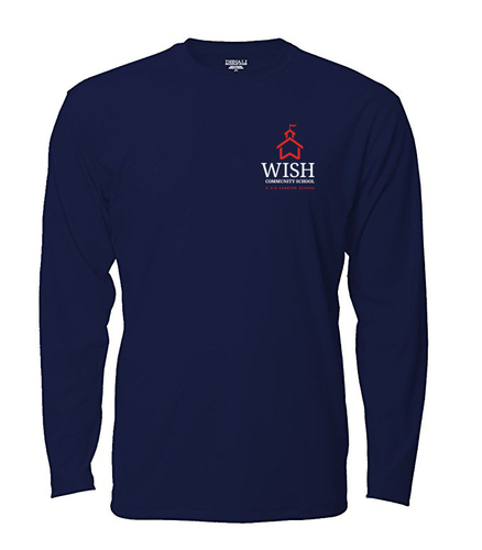 WISH Community Long Sleeved T-Shirt Red School House
