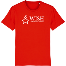 Load image into Gallery viewer, WISH Community School T-Shirt (Red &amp; Navy Blue)